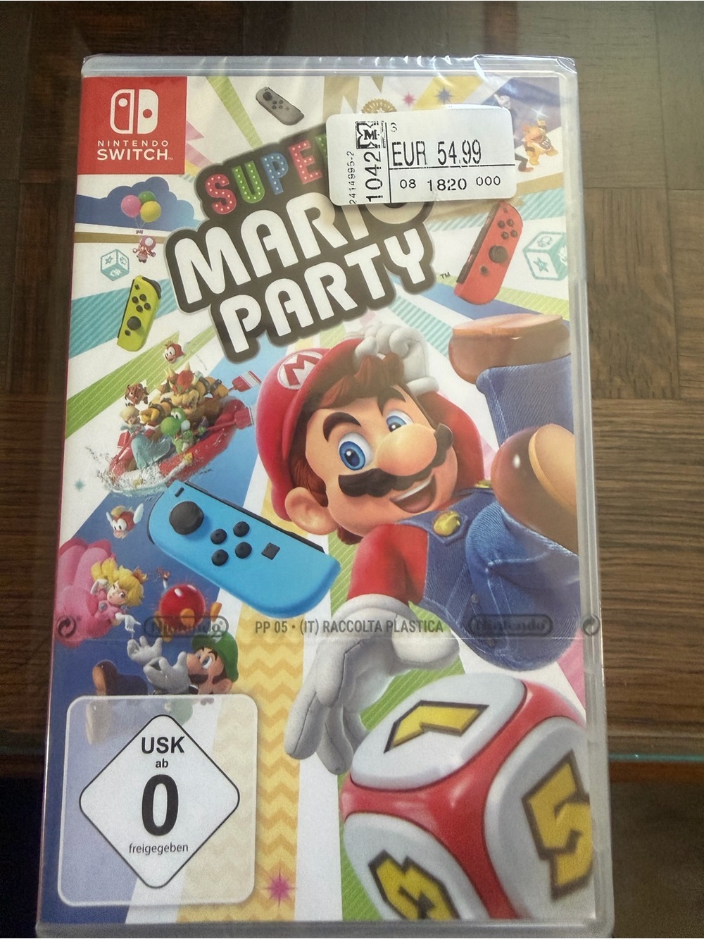 Nintendo Super Mario Party - Red & Blue Artwork Game